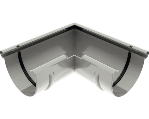 Colțar interior pentru jgheab 90 grade din plastic gri