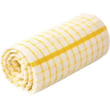 Plasă de armare în rolă cu model grilă galben.