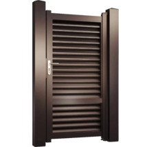 Poartă de grădină din aluminiu cu lamele