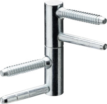 Balamală aplicată cu știfturi