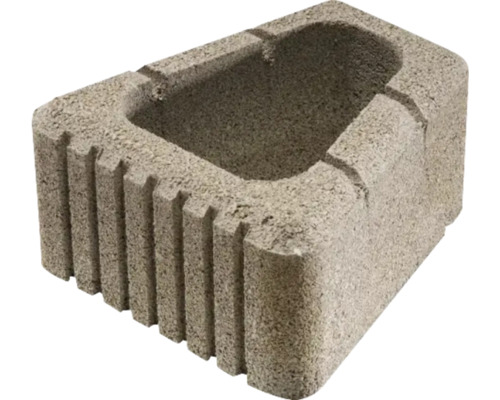 Bloc din beton pentru consolidarea taluzurilor și amenajarea grădinii.