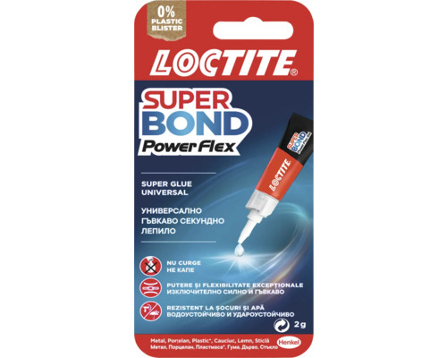 Loctite Super Bond Power Flex adeziv instant, 2 grame