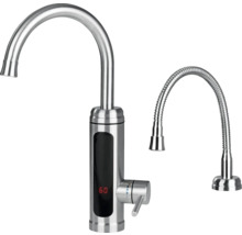 Baterie electrică cu afișaj digital al temperaturii și gât flexibil