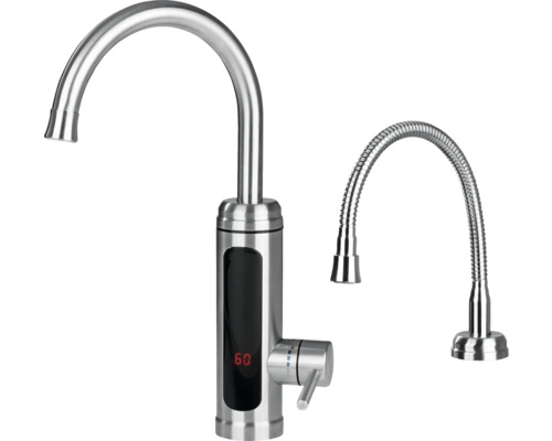 Baterie electrică cu afișaj digital al temperaturii și gât flexibil