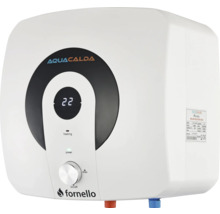 Boiler electric Aquacalda Fornello cu afișaj digital al temperaturii, indicatoare luminoase și buton rotativ.