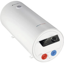 Boiler electric Fornello Aquacalda, orizontal, cu afișaj digital și regulator de temperatură.