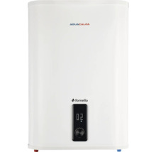 Boiler electric Aquacalda și Fornello cu afișaj digital și buton rotativ pentru setarea temperaturii.