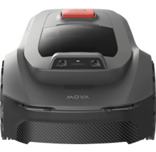 Robot de tuns iarba cu buton de oprire roșu