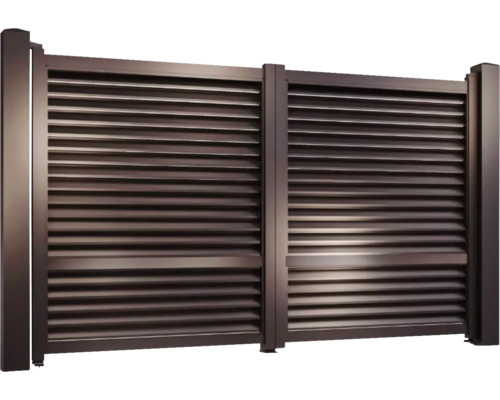 Poartă dublă cu lamele