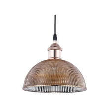 Lampa suspendată cu cupolă din sticlă cu model