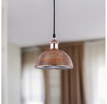 Lustr cu abajur din sticlă