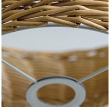 Vizualizare detaliată a unui abajur împletit