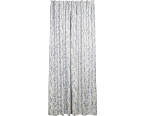 Draperie David bej-mov 280 cm lățime (la metru) Cortină cu model floral