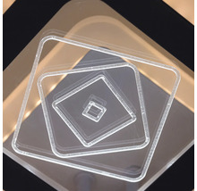 Model abstract din rame acrilice pătrate