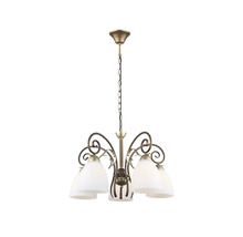 Lustr cu cinci lumini și suspensie cu lanț