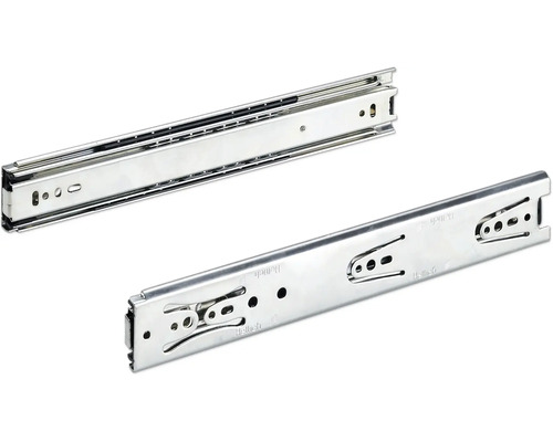 Glisiere metalice pentru sertare cu extensie completă