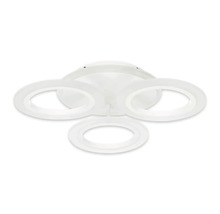 Plafonieră albă cu trei inele