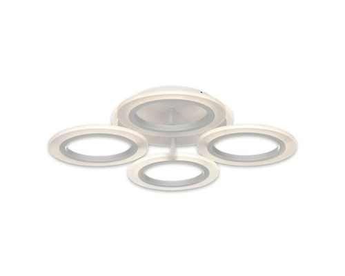 Lumină de plafon cu patru elemente LED rotunde