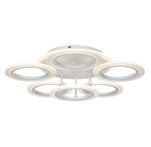 Lumină de plafon cu șase inele