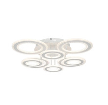 Lumină de tavan cu șapte elemente de lumină rotunde