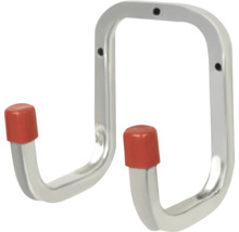 Suport dublu pentru unelte din metal cu capace de protecție din plastic