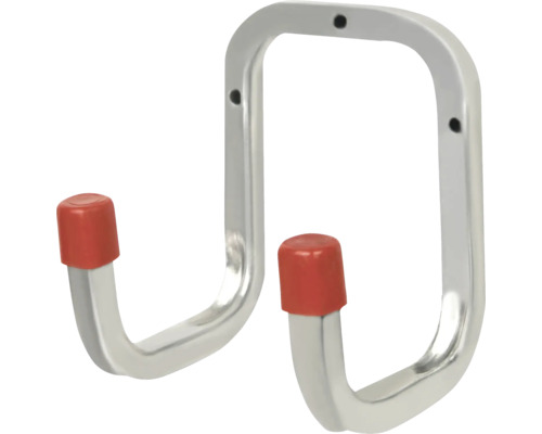 Suport dublu pentru unelte din metal cu capace de protecție din plastic