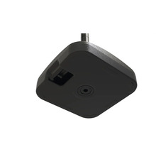 Suport pătrat pentru umbrelă, din plastic, cu orificiu de umplere