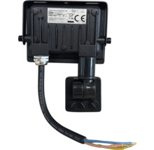 Reflector LED negru cu senzor de mișcare