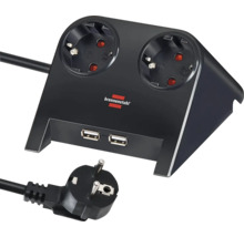 Prelungitor Brennenstuhl cu porturi USB și ștecher