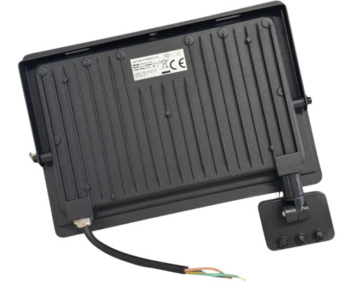 Reflector LED negru din spate cu cablu