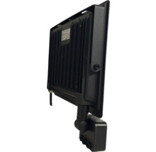 Reflector LED negru cu senzor de mișcare