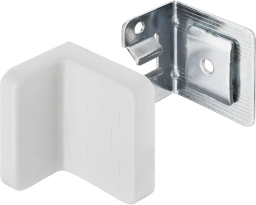 Protecție de colț din plastic cu suport metalic