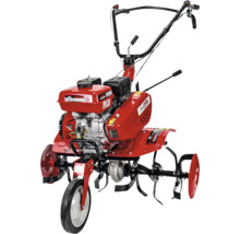 Freza de grădină roșie cu roți și comenzi