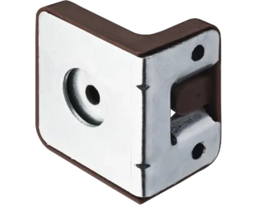 Conector metalic de colț cu blocare