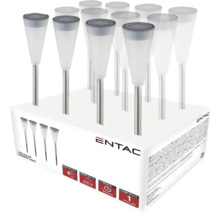 Pachet lămpi solare de grădină cu LED cu baterie încorporată