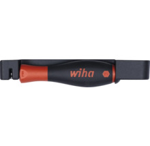 Instrument de dezizolat Wiha din plastic cu mâner ergonomic.