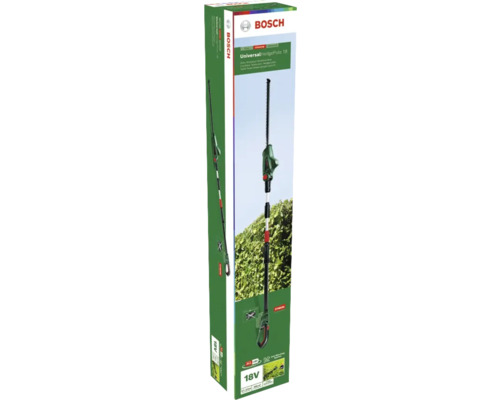 Ambalajul foarfecelui de tuns gard viu telescopic cu acumulator Bosch Universal Hedge Pole 18