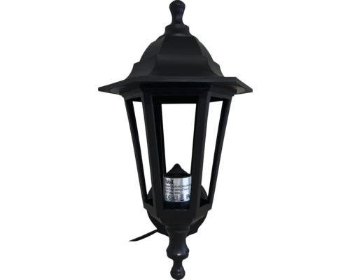 Lampa de perete neagră în stil felinar pentru exterior