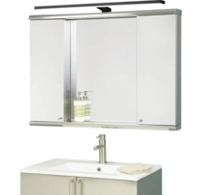 Dulap cu oglindă cu lumină de suprafață și dulap sub chiuvetă