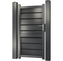Poartă de grădină din aluminiu cu mâner