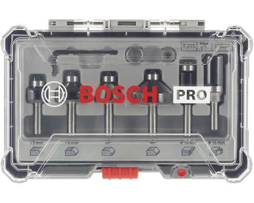 Set freze Bosch Professional 8mm 6 bucăți | HORNBACH