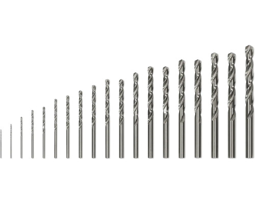 Set de burghie elicoidale pentru metal de diferite dimensiuni