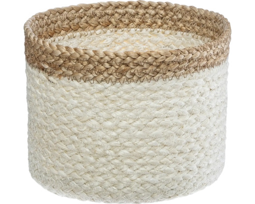 Coș împletit din fibre naturale