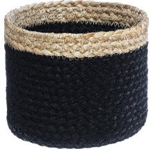 Coș decorativ din material natural împletit