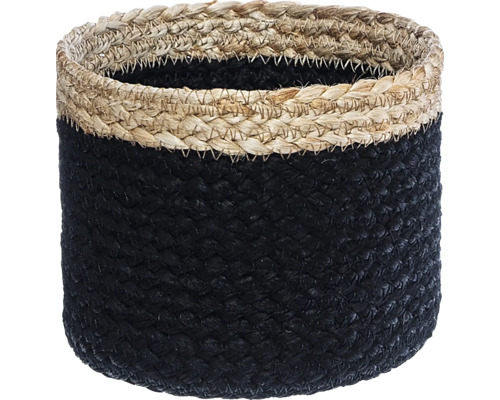 Coș decorativ din material natural împletit