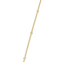 Stâlp de gard din lemn cu traverse pentru garduri de grădină