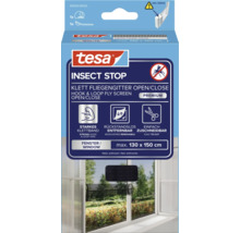 Tesa Insect Stop Plasă de țânțari cu velcro Open/Close pentru ferestre, maximum 130 x 150 cm