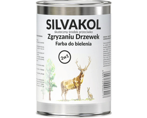 Vopsea Silvakol pentru protecție împotriva roadelor într-o cutie