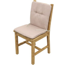 Scaun din lemn cu perne pentru șezut și spătar