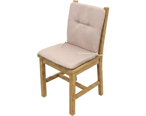 Scaun din lemn cu perne pentru șezut și spătar